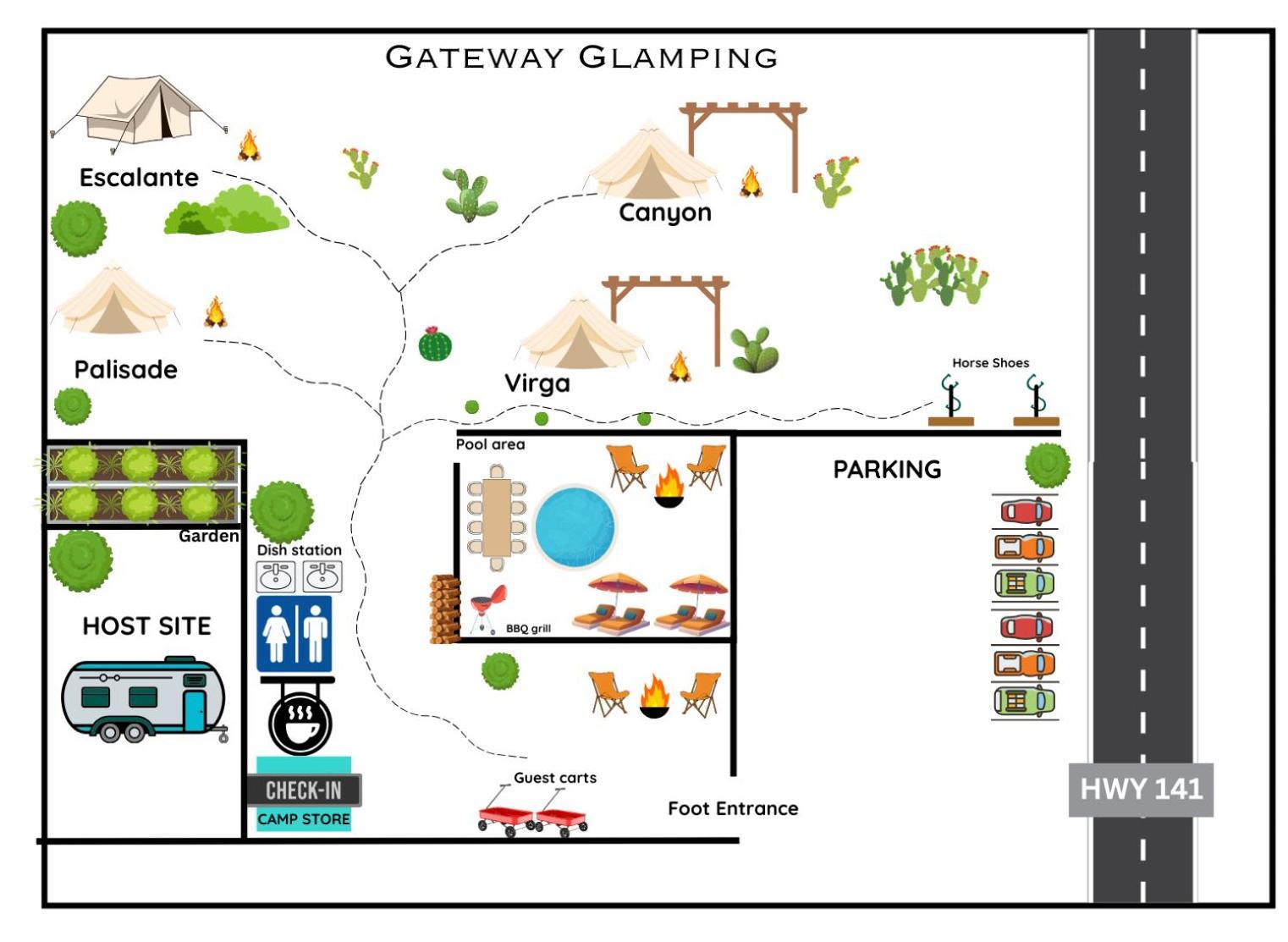 Gateway Glamping Hotel Eksteriør billede